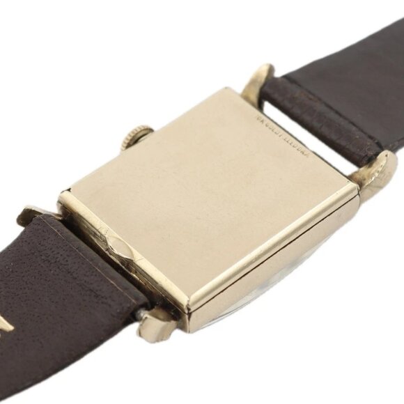 Vintage Wittnauer 583-105 Mustache Lug Men's Mechanical Wristwatch 84/1 10k GF - Picture 2 of 4